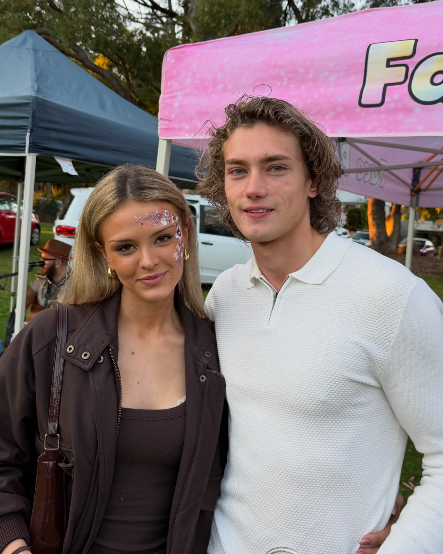 Chris and Leshé, the Perth couple behind Footloose Party Hire