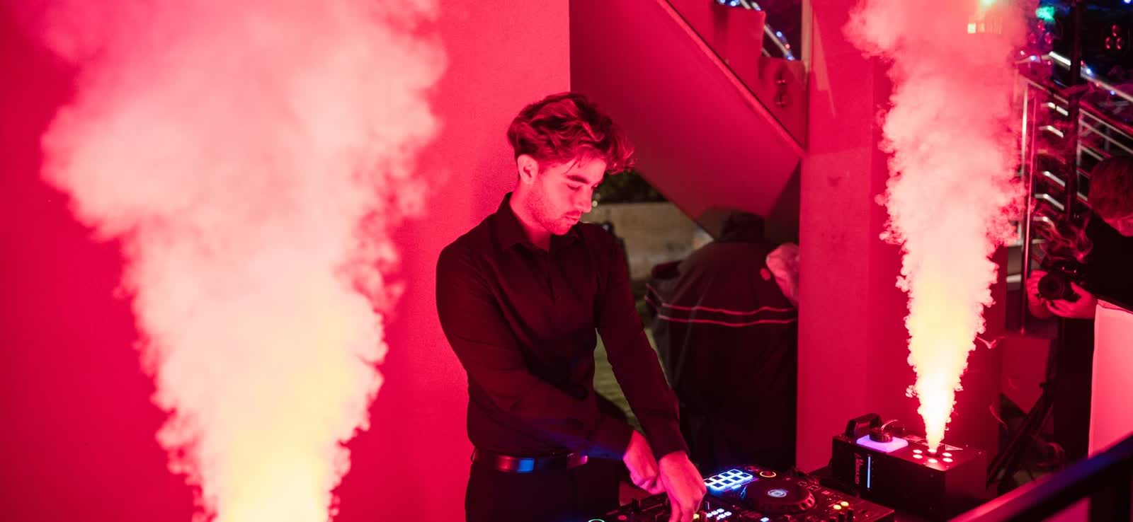 DJ playing at a Perth event