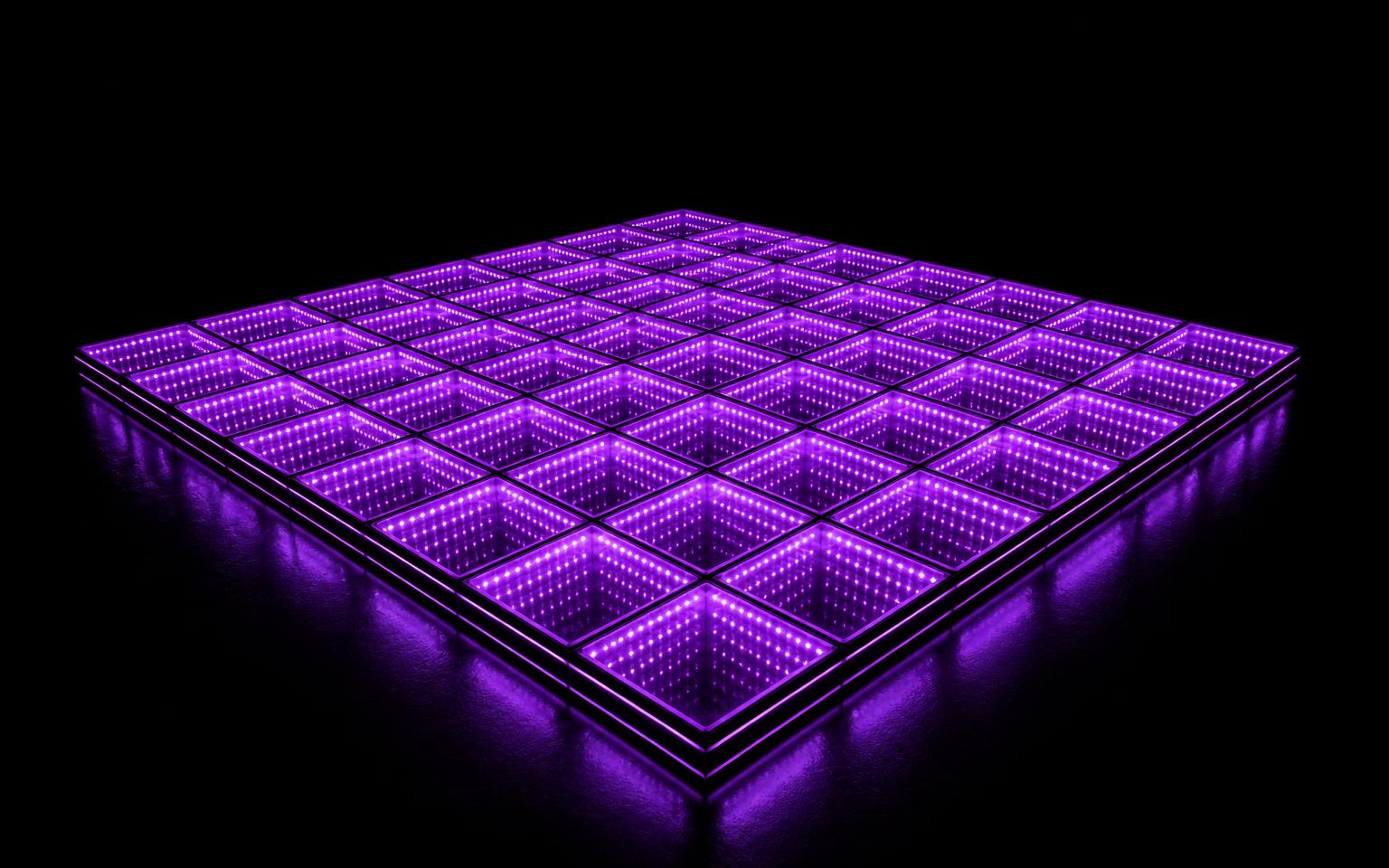 4x4m LED infinity dance floor